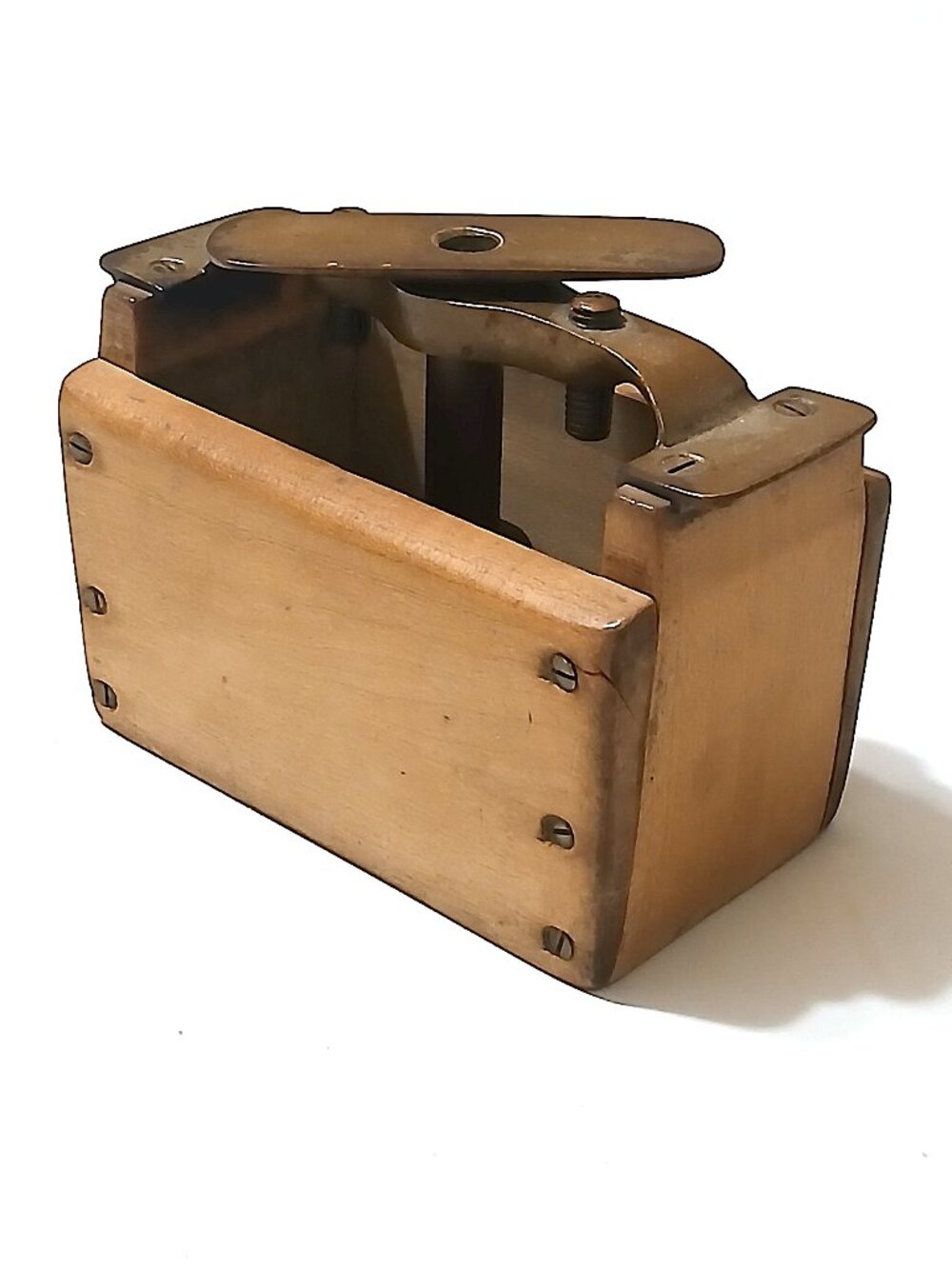 Vintage Wooden Butter Press / Farmhouse Dairy Tool – Rustic Primitive Kitchen